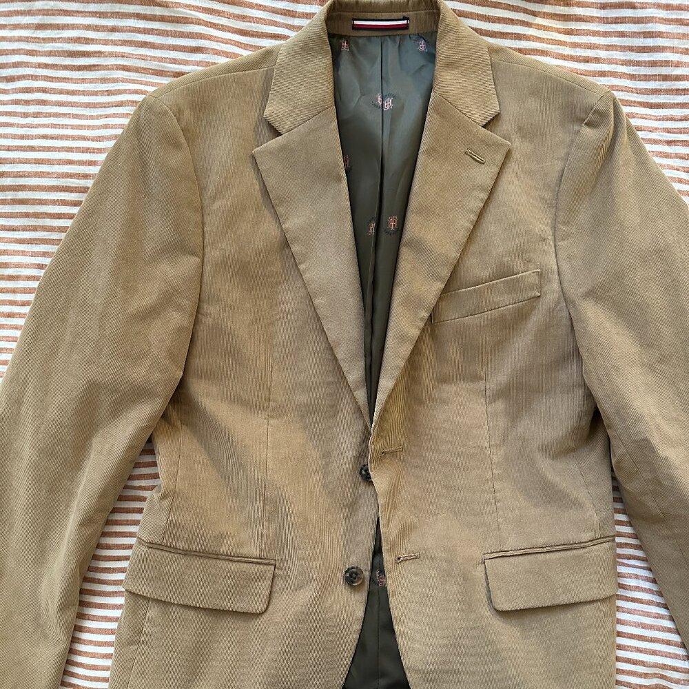 Tommy Hilfiger 38 Short Corduroy Sport Coat